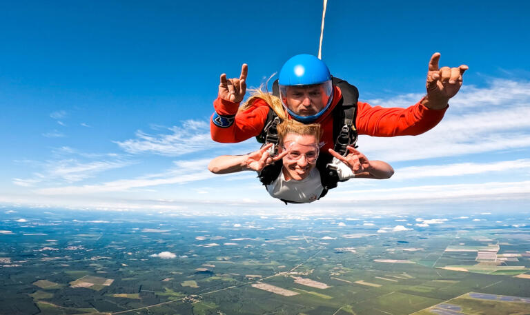 Saut en parachute Landes