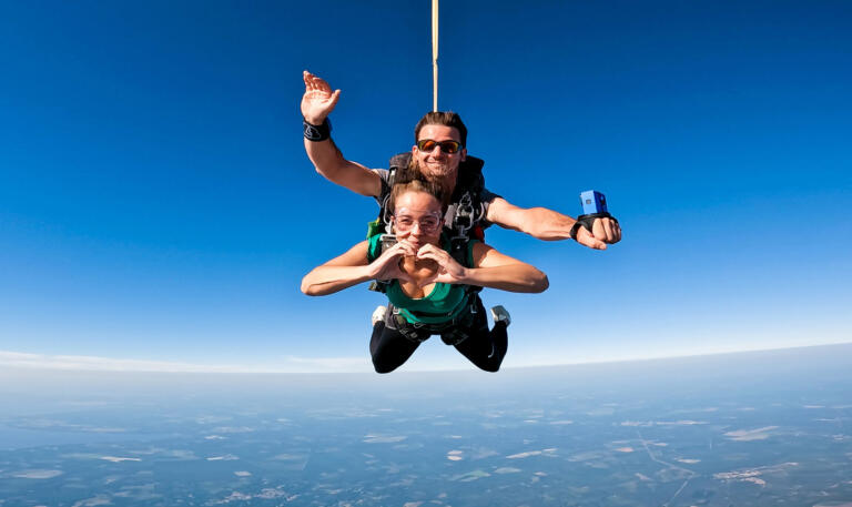 Offrir un saut en parachute (tandem)