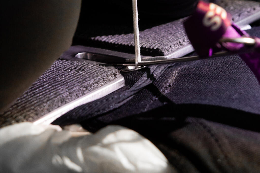 Atelier pliage voile de parachute