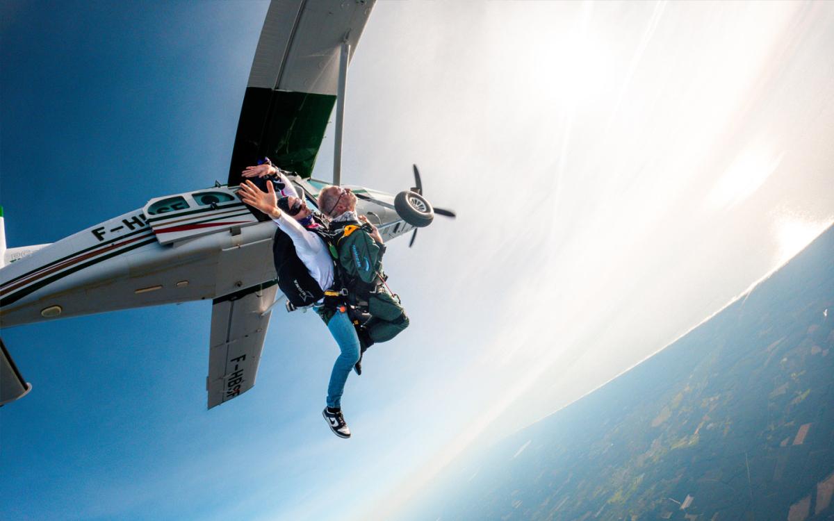 Saut parachute handisport
