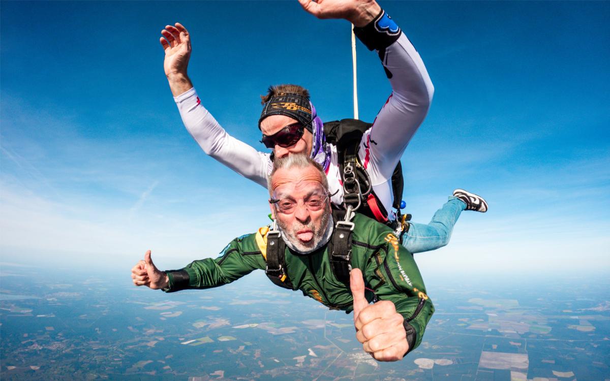 Saut parachute handisport